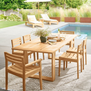 Outdoor dining table