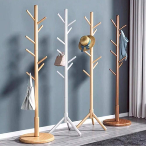 Wooden clothes hanger