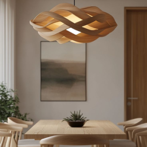 Wooden lampshade