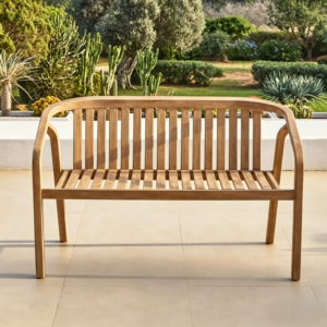 wooden bench